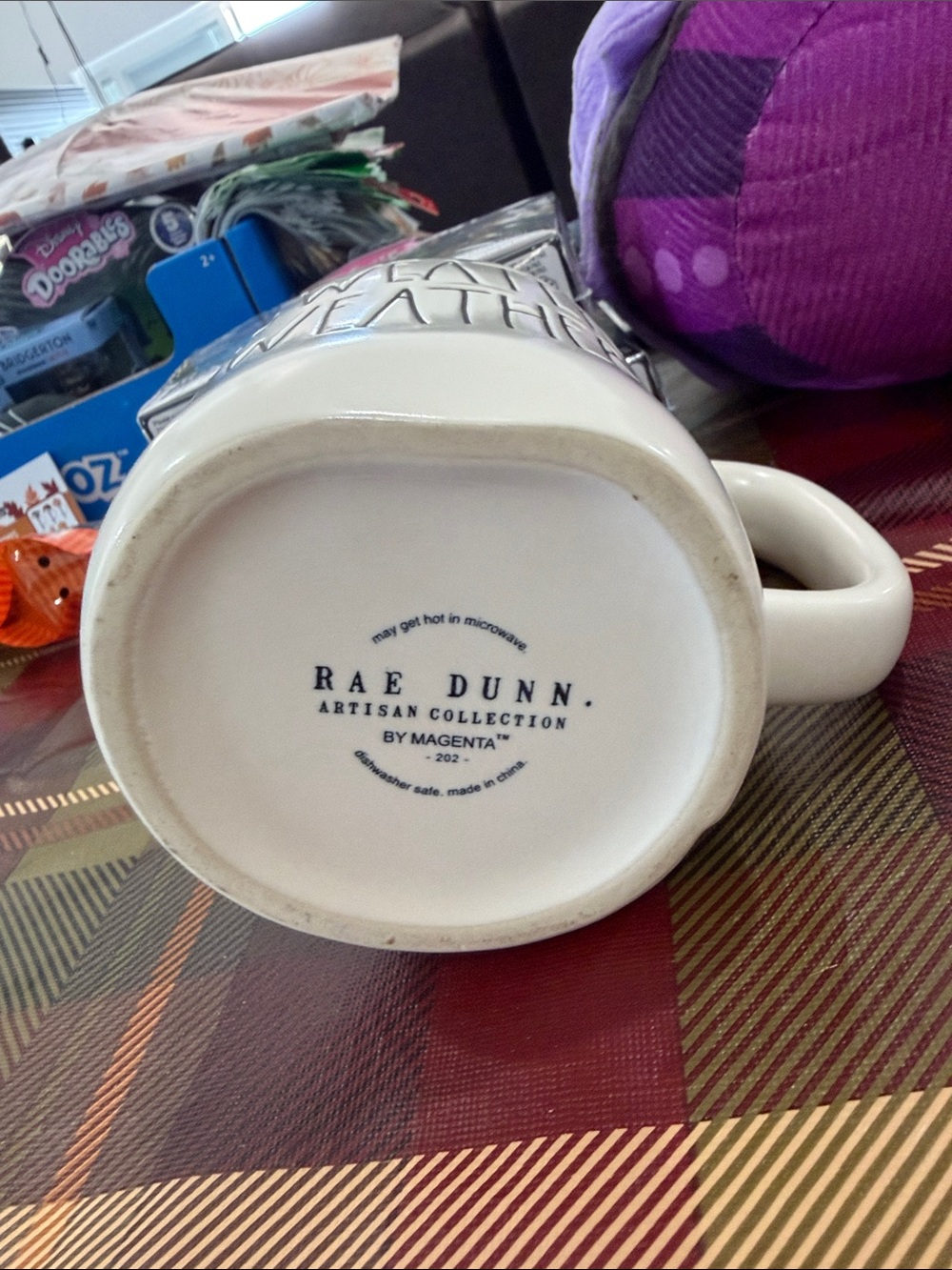 NWOT Rae Dunn Mug-Sweater Weather - Picture 2 of 3